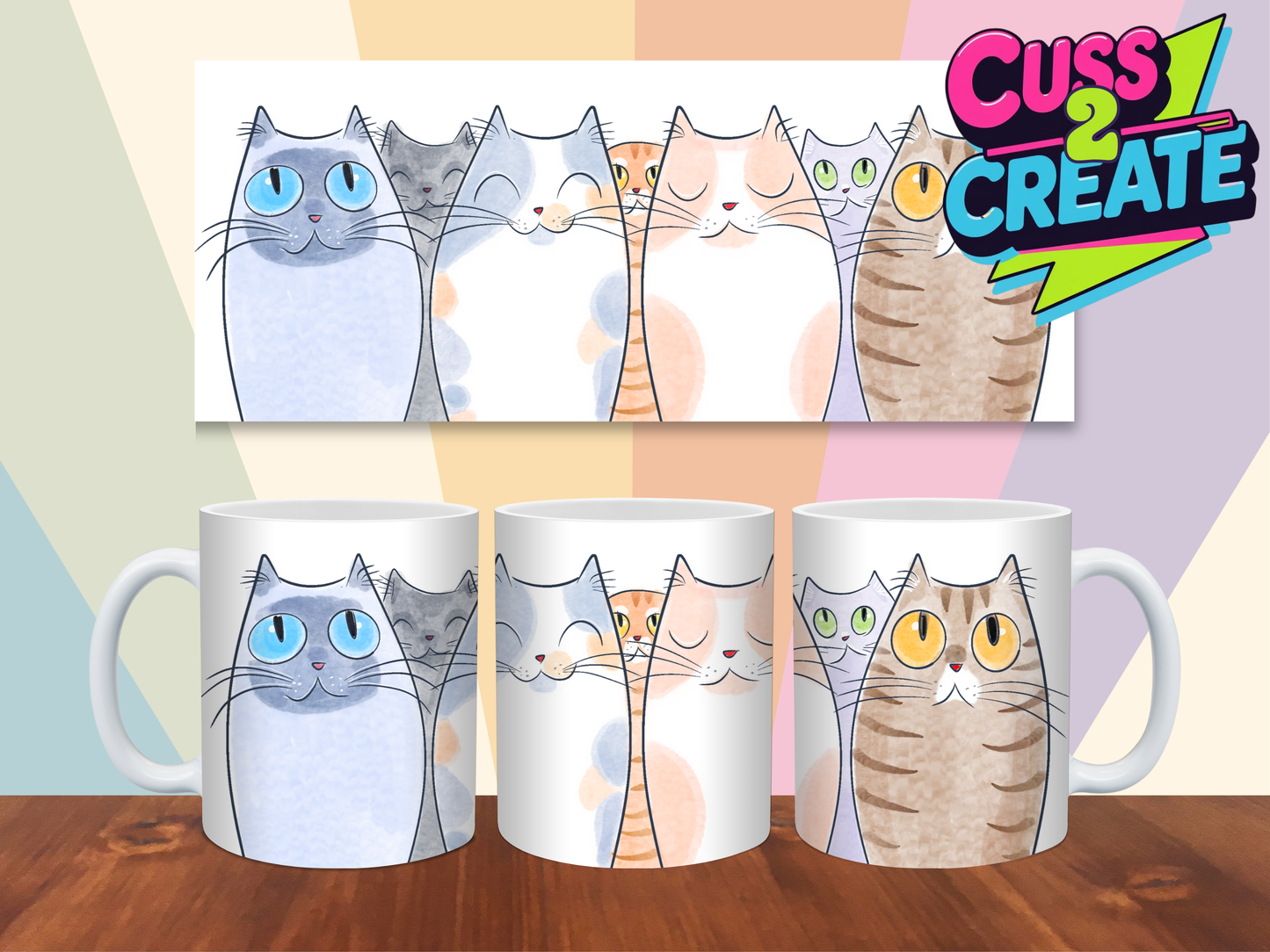Coffee Pause with Paws Design 7 Ceramic Mug
