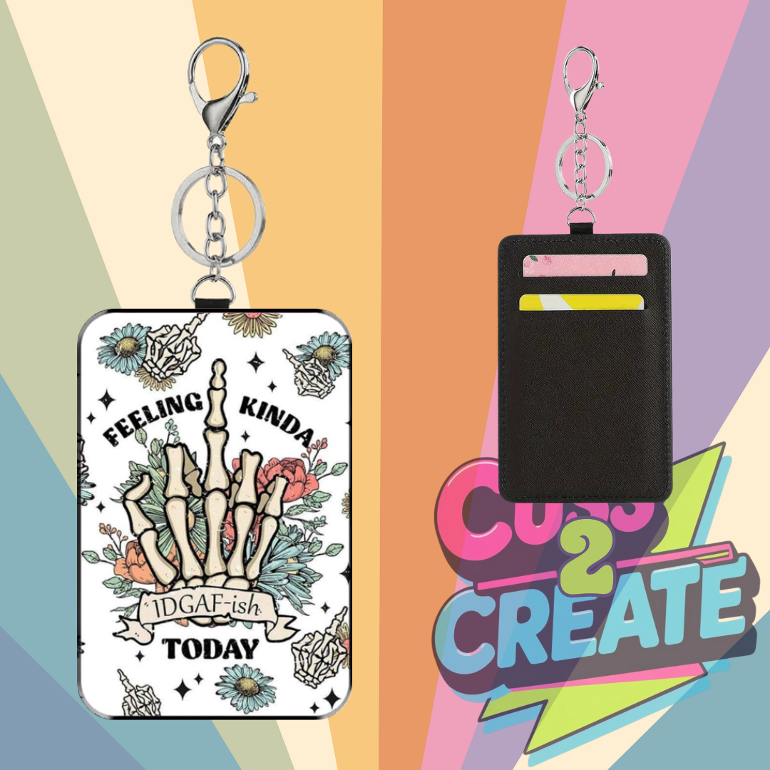 Feeling a certain way Leather Card Wallet