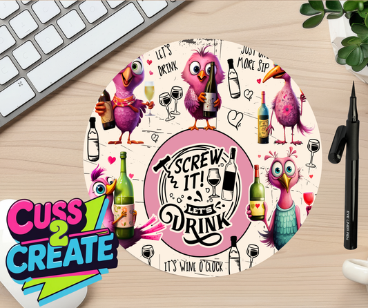 Lets Drink Mouse Mat