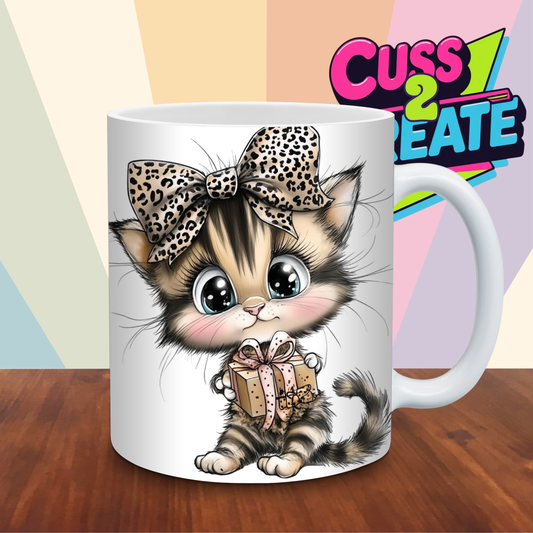 Leopard Cat Design 13 Ceramic Mug