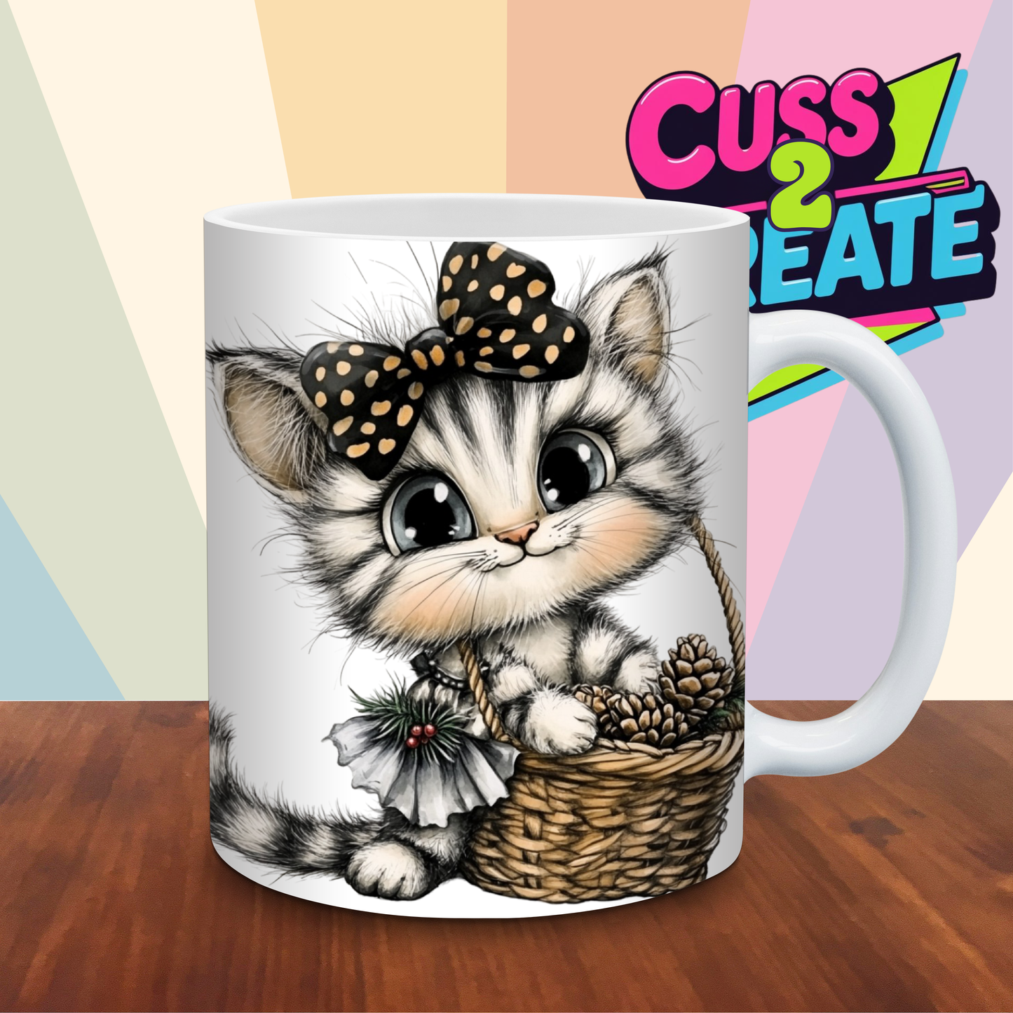 Leopard Cat Design 14 Ceramic Mug
