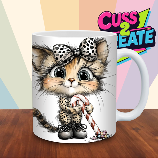 Leopard Cat Design 1 Ceramic Mug