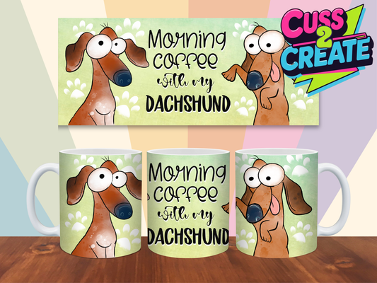 Coffee Pause with Paws Design 5 Ceramic Mug