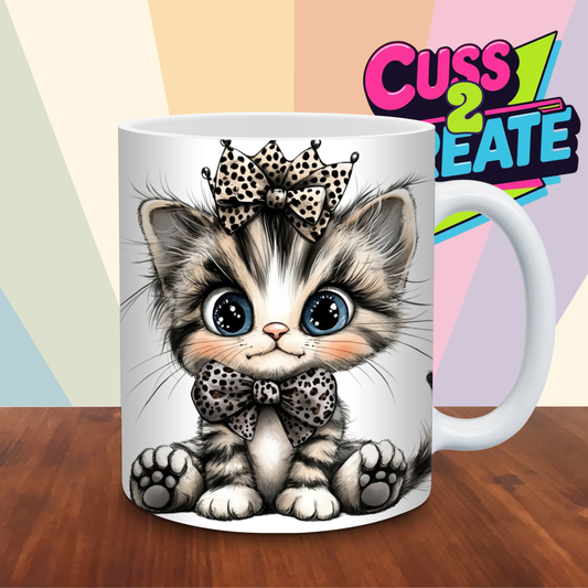 Leopard Cat Design 8 Ceramic Mug