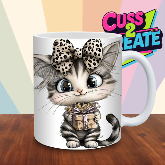 Leopard Cat Design 9 Ceramic Mug