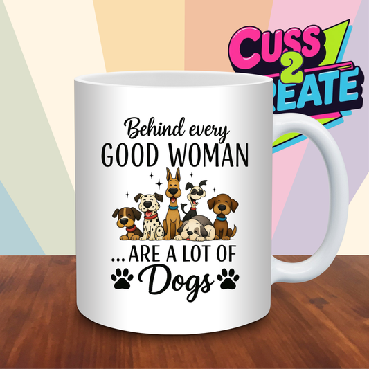 A Lot of Dogs Ceramic Mug