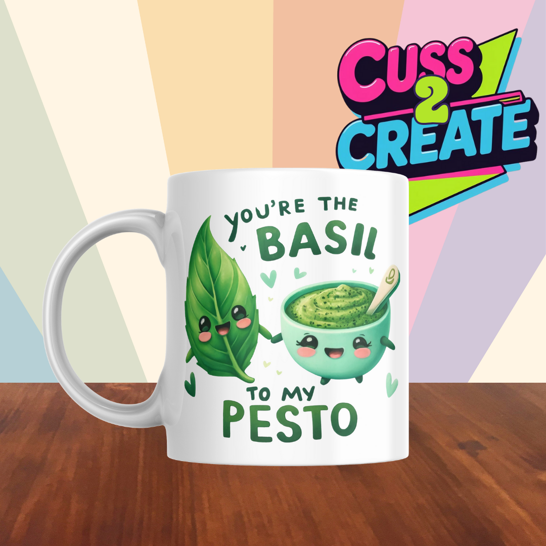 Cheesy Couples Mug - BASIL TO PESTO