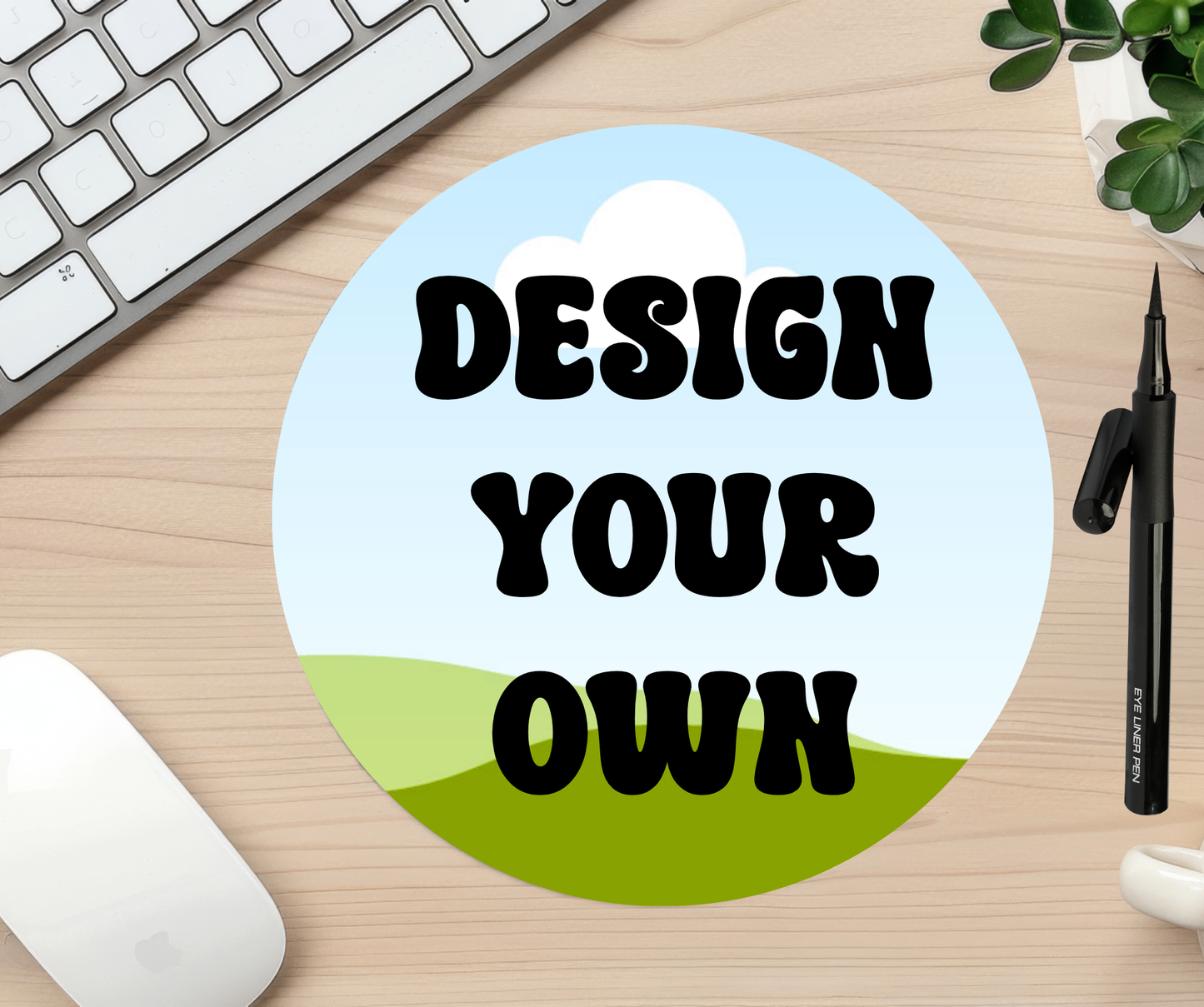 Design your Own Mouse Mat ROUND