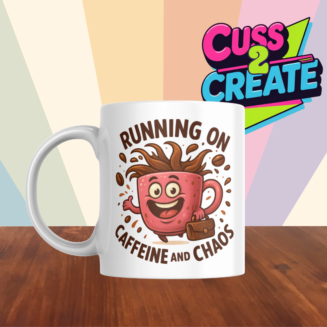 Caffine and Chaos Ceramic Mug