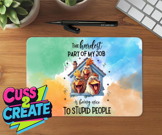 Reckless Roosters Mouse Mat