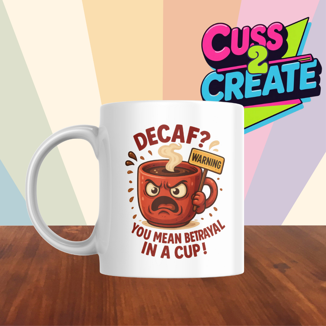 Decaf? You Mean Betrayal Ceramic Mug