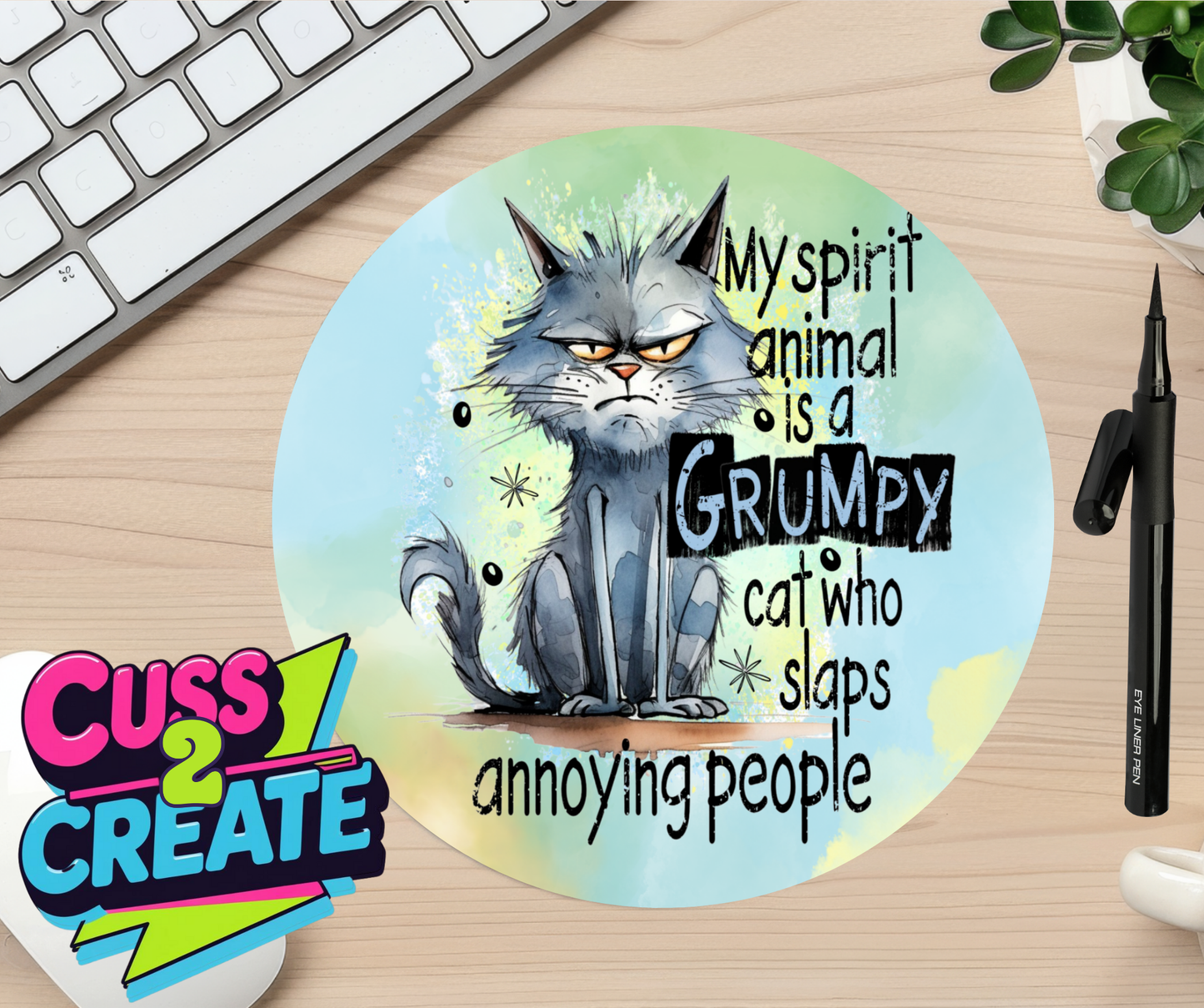 Grumpy Cat Mouse Mat