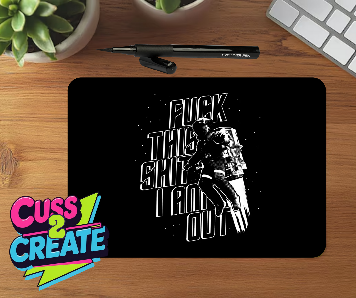Im Outta Here Mouse Mat