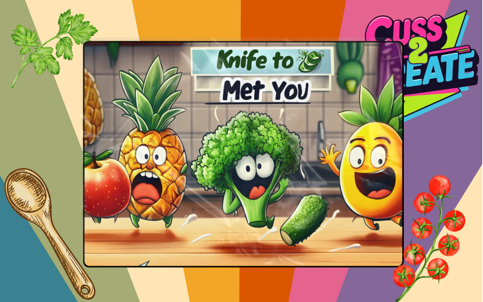 Knife to meet You Chopping Board